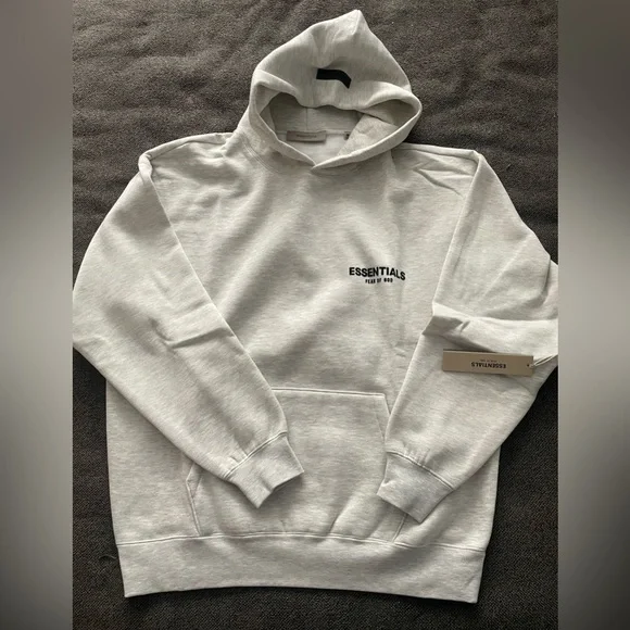 Fear of God Essentials Gray Hoodie - Picture 1 of 4